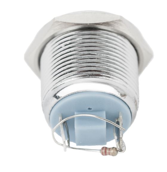 llapotjelz LED, piros/zld, 19mm, IN-19-rdgn